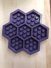 BM080 Honeycomb Waffle Cake Mould | silicone cake mould