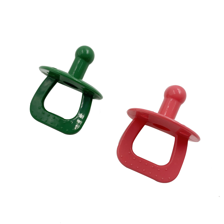 BP001 Food Grade Silicone Newborn Up Pacifiers with Handle