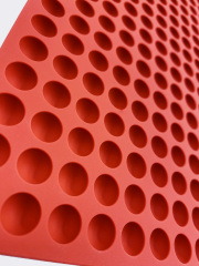 Moule en silicone IC065 408 cavités en forme de demi-sphère