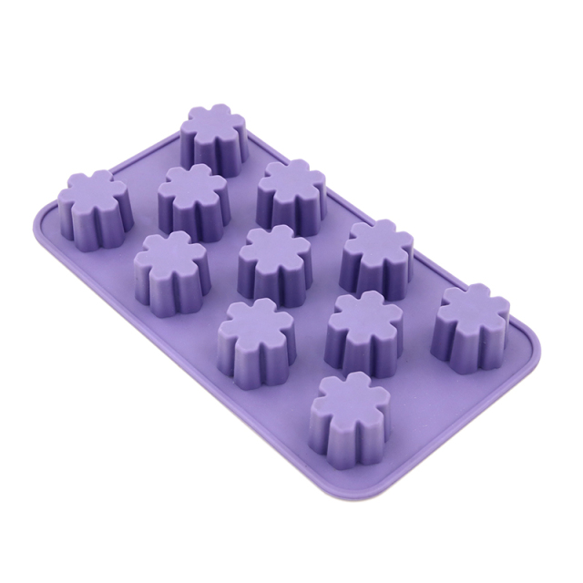 قالب سيليكون | صينية ثلج على شكل رقائق ثلج IC004