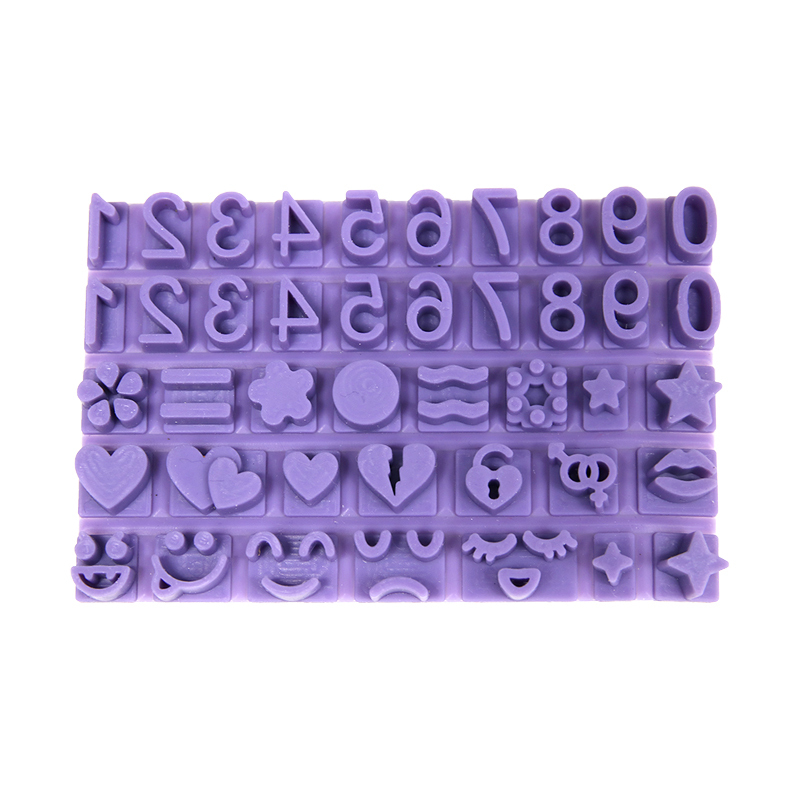 BM105A-BM105B-BM105C Free Combination Letter  Cookie Stamp