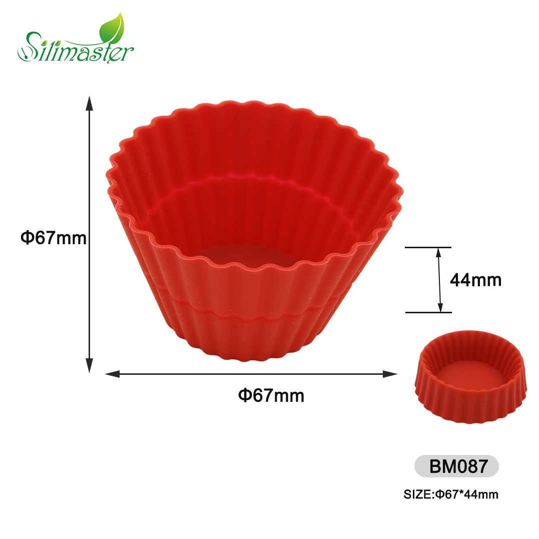 BM087 Foldable cup cake mould | silicone cake mould