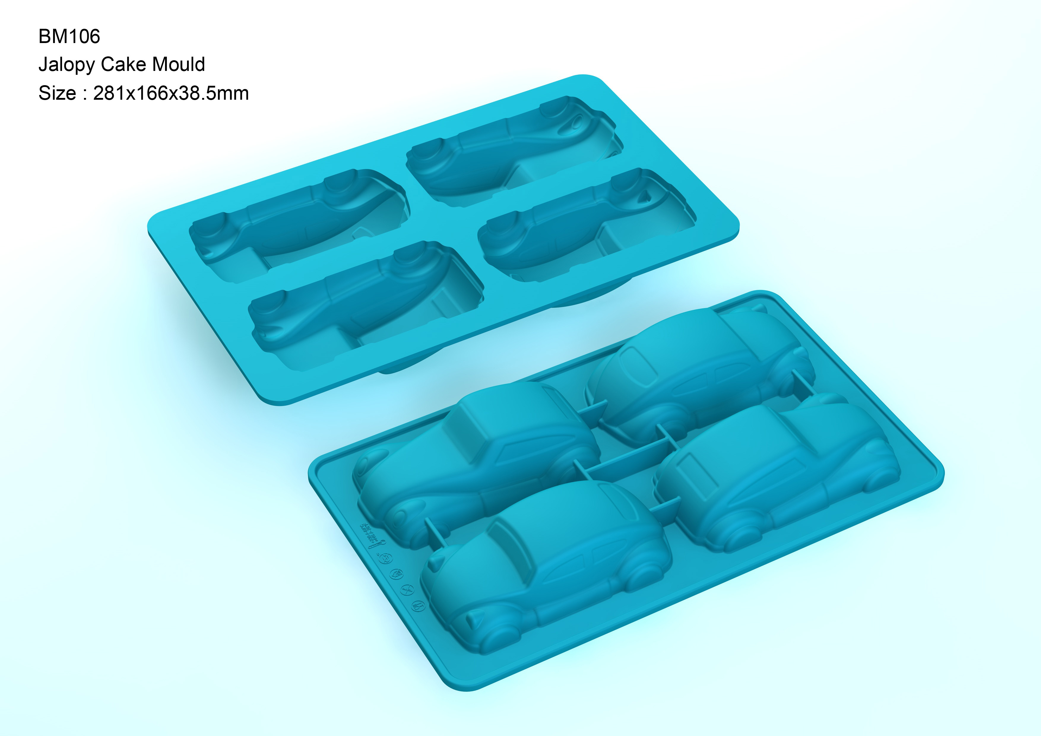 BM106 Jalopy Cake Mould | silicone cake mould