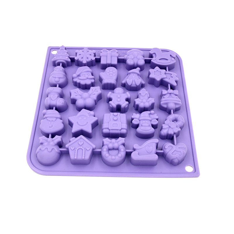 BM109 24 Days Christmas Biscuit or Chocolate Mould | silicone chocolate mould