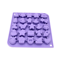 قالب بسكويت أو شوكولاتة لعيد الميلاد لمدة 24 يومًا BM109 | قالب شوكولاتة سيليكون