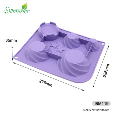 قوالب الخبز المصنوعة من السيليكون | BM119 3Dقوالب الخبز