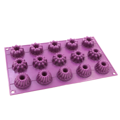قالب الكعك المصنوع من السيليكون | IC011 قالب الكعك المصنوع من الزهور