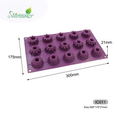 قالب الكعك المصنوع من السيليكون | IC011 قالب الكعك المصنوع من الزهور