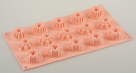 silicone muffin mold | IC011 Flower Mufifn mould