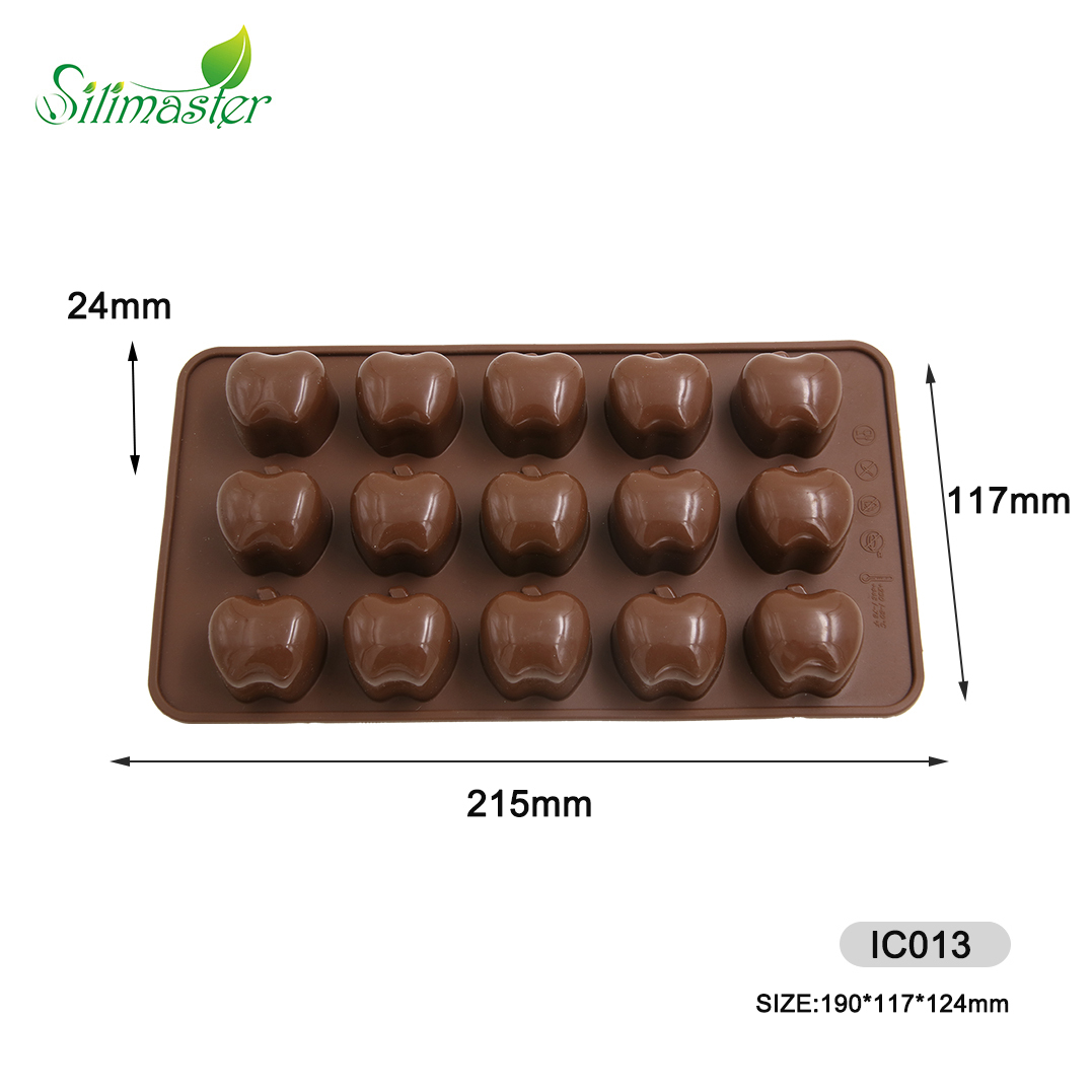 silicone chocolate mould | IC013 Applce chocolate mould