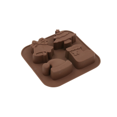 قالب سيليكون | IC014 قالب شوكولاتة عيد الميلاد المصغر
