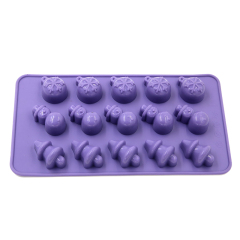 قالب شوكولاتة سيليكون | IC016 قالب شوكولاتة على شكل قلب