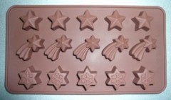 قالب سيليكون | قالب شوكولاتة على شكل نجمة IC017