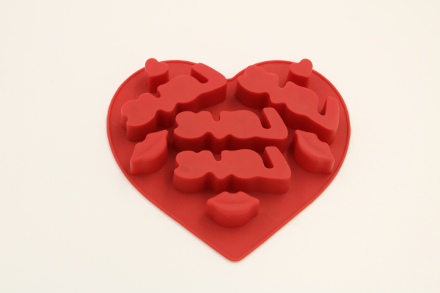 silicone ice cube moulds | IC019 Love tray for ice cube&chocolate
