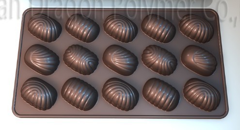 قالب شوكولاتة سيليكون | IC023 قالب شوكولاتة بيضاوي