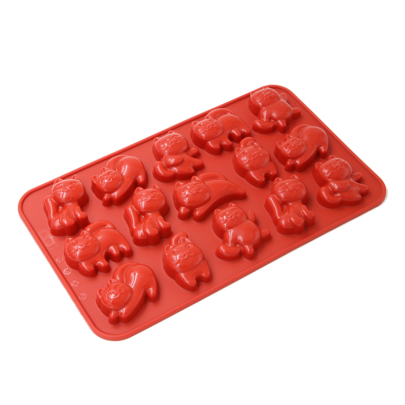 silicone chocolate mould | IC024 Cat chocolate mould