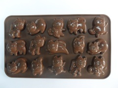 قالب شوكولاتة سيليكون | IC024 قالب شوكولاتة قطة