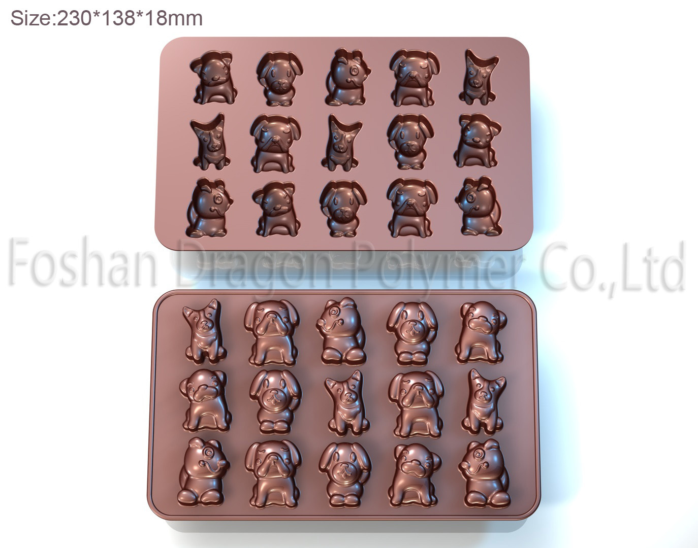 silicone chocolate mould | IC025 Dog Chocolate mould
