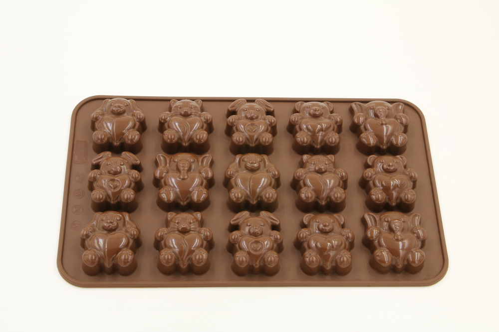 silicone chocolate mould | IC026 Animal Heart Chiocolate Mould