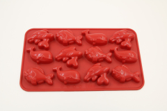 silicone ice tray | IC028 Fish ice tray/chocolate mould