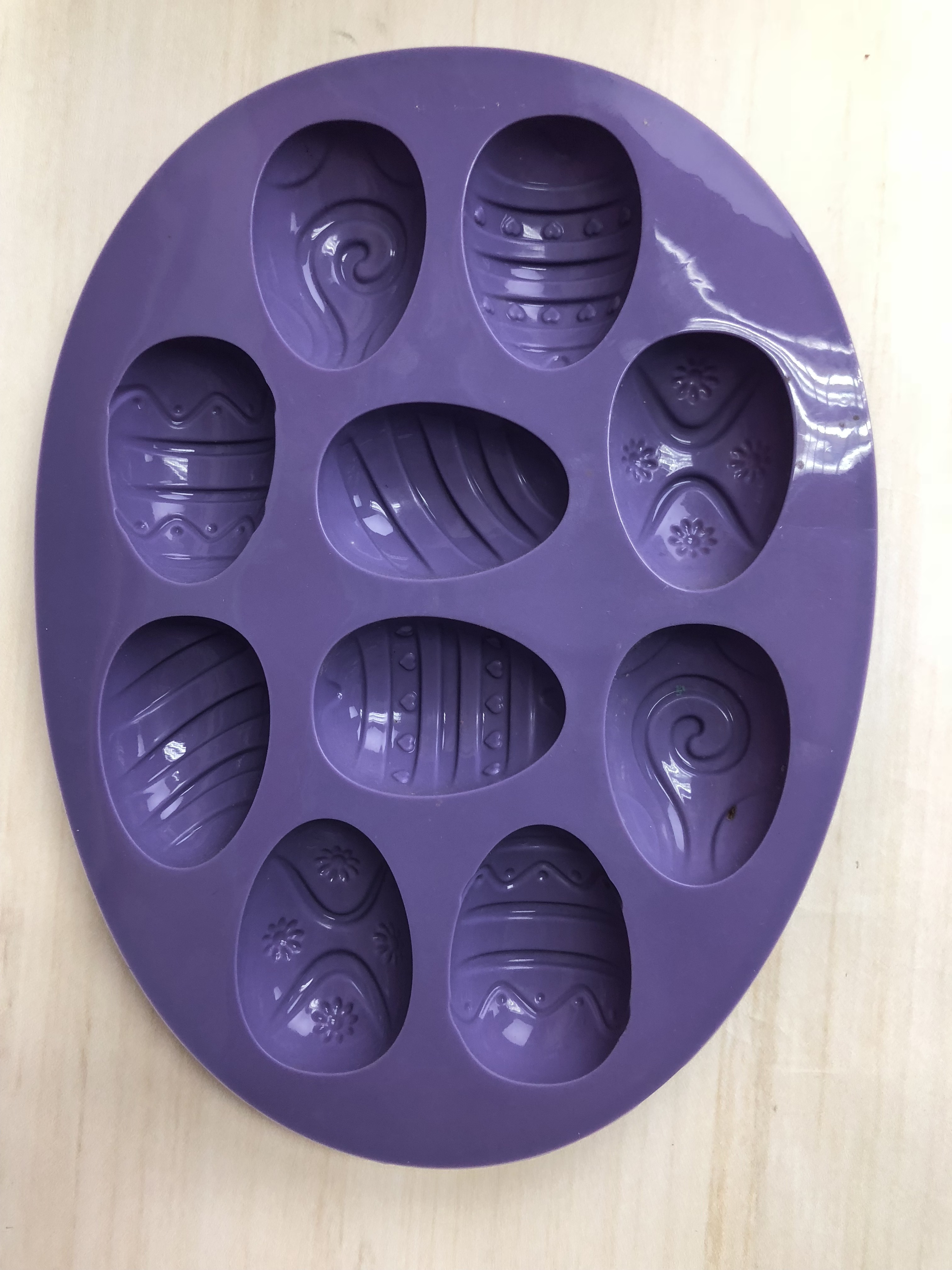 high quality silicone chocolate mould | IC056 Easter Egg Chocolate mould