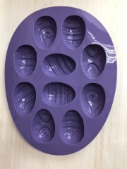 قالب شوكولاتة سيليكون عالي الجودة | قالب شوكولاتة بيض عيد الفصح IC056