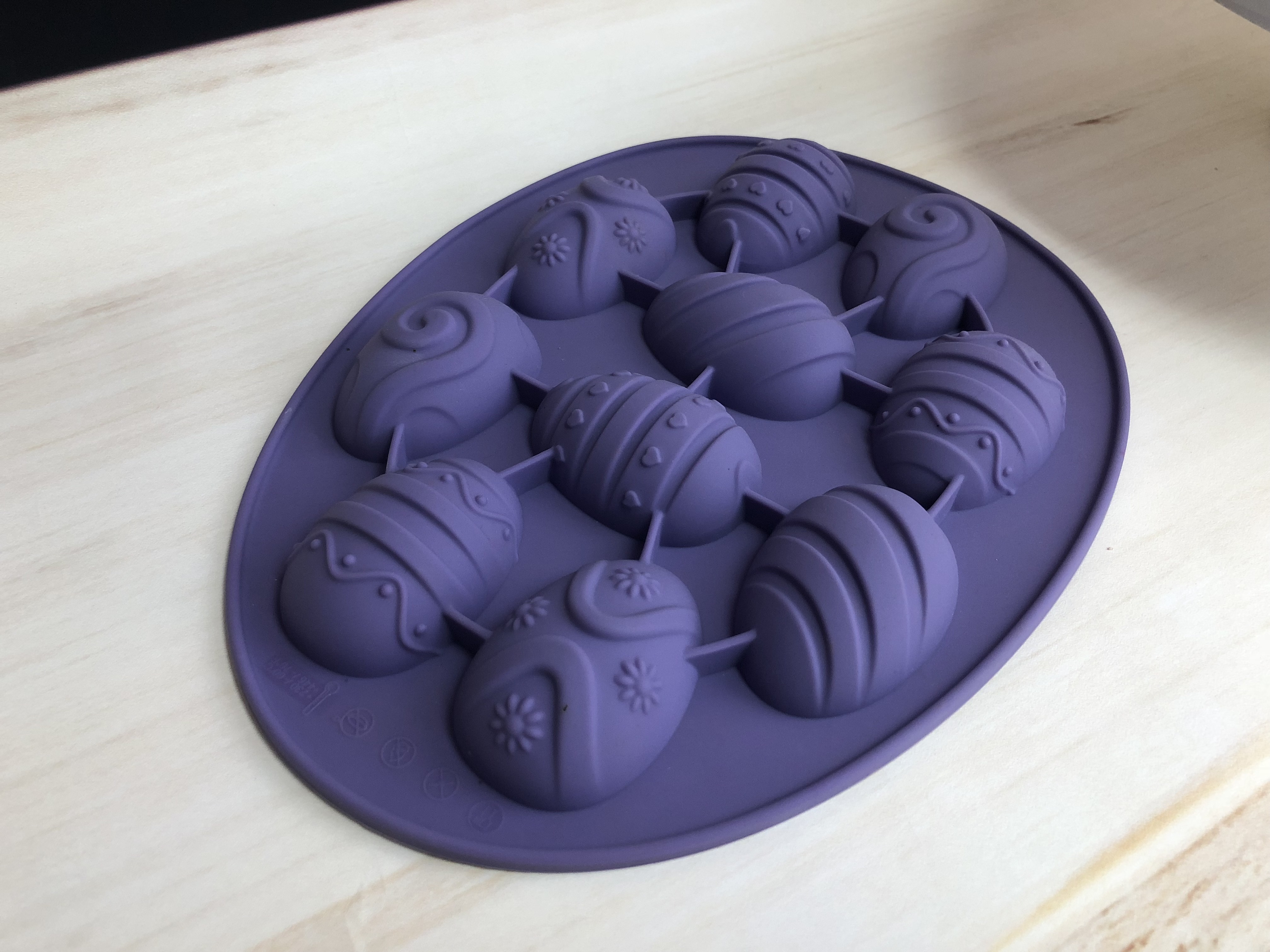 high quality silicone chocolate mould | IC056 Easter Egg Chocolate mould