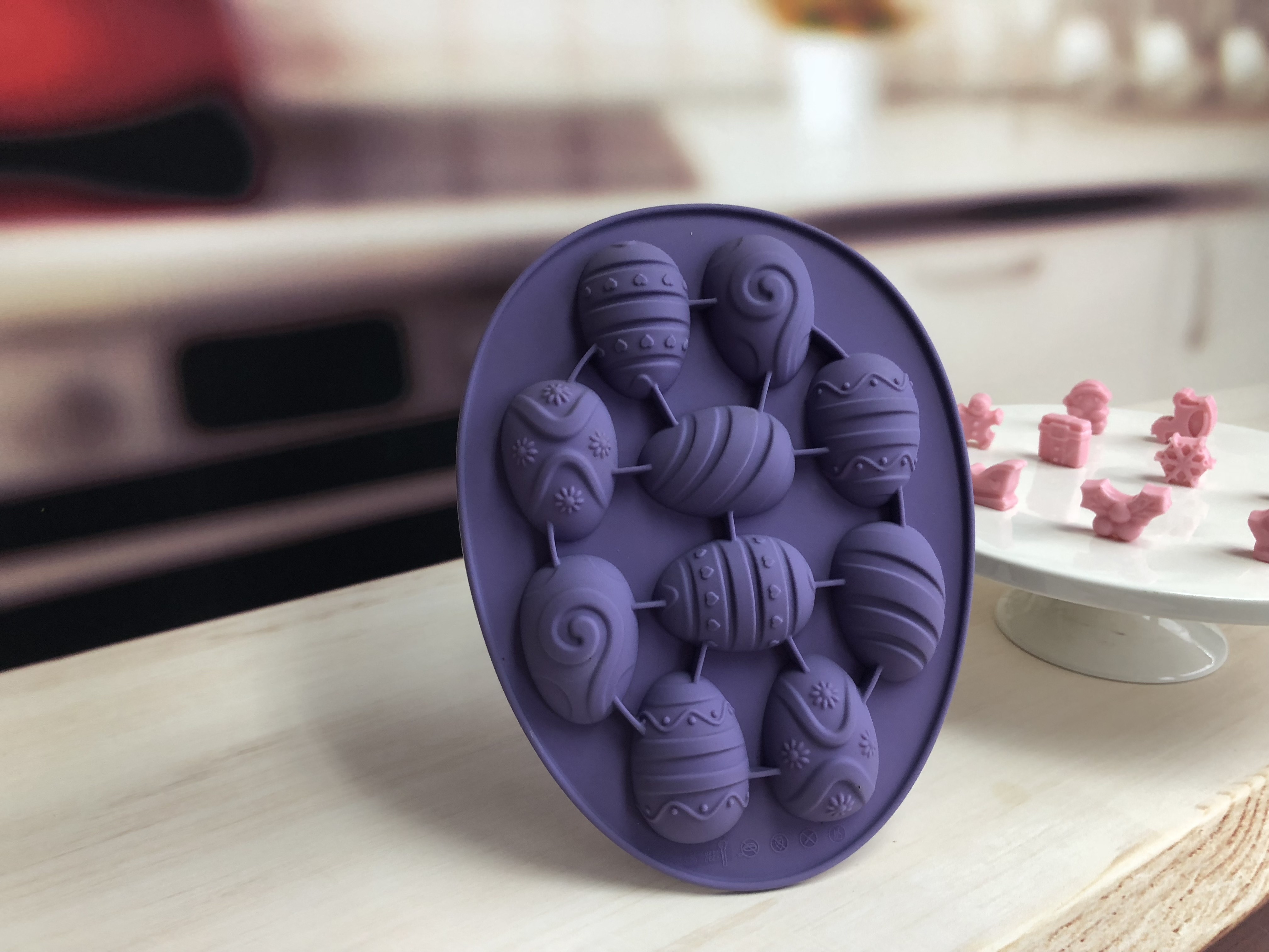 high quality silicone chocolate mould | IC056 Easter Egg Chocolate mould
