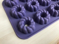 silicone chocolate mould | IC036 15Cup Donut Chocolate Mould