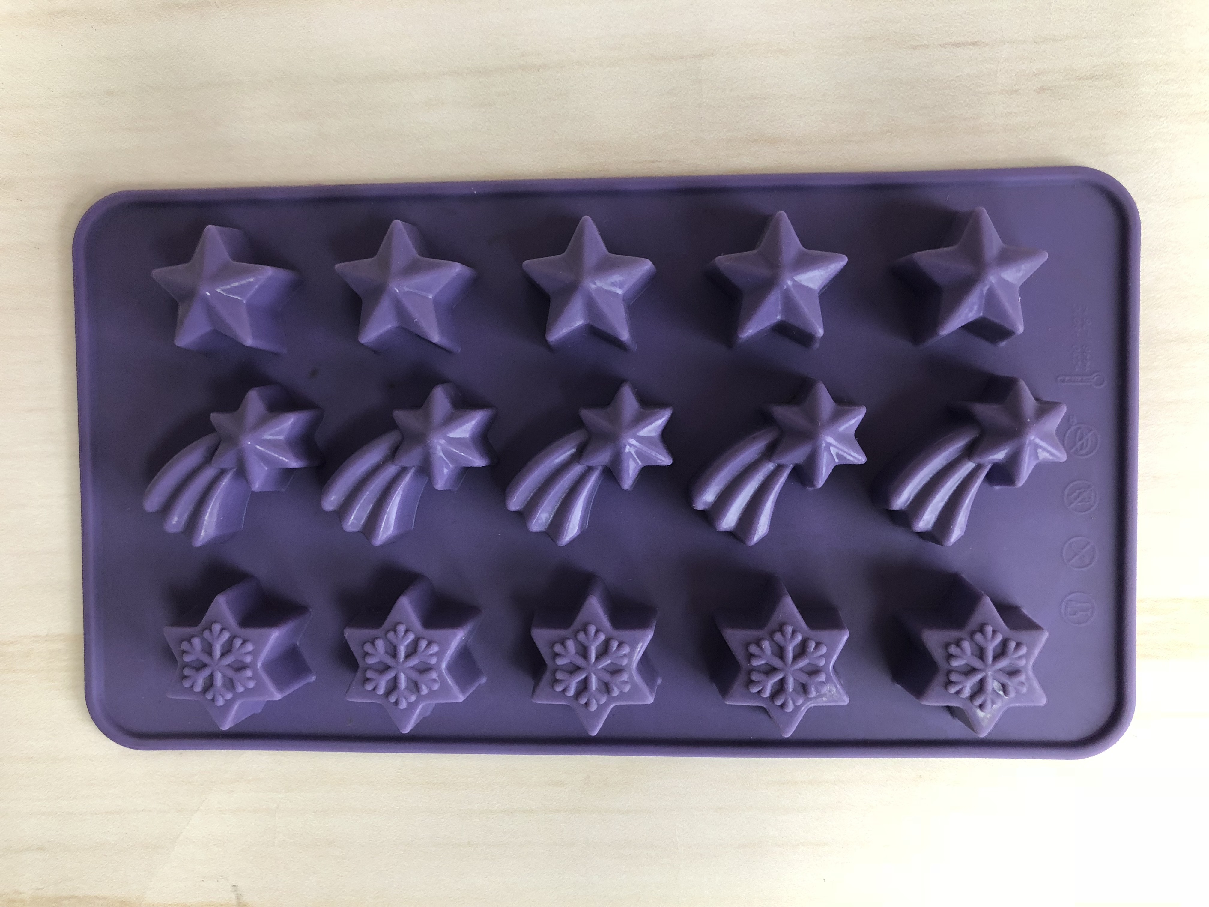 silicone mold | IC017 Star chocolate mould