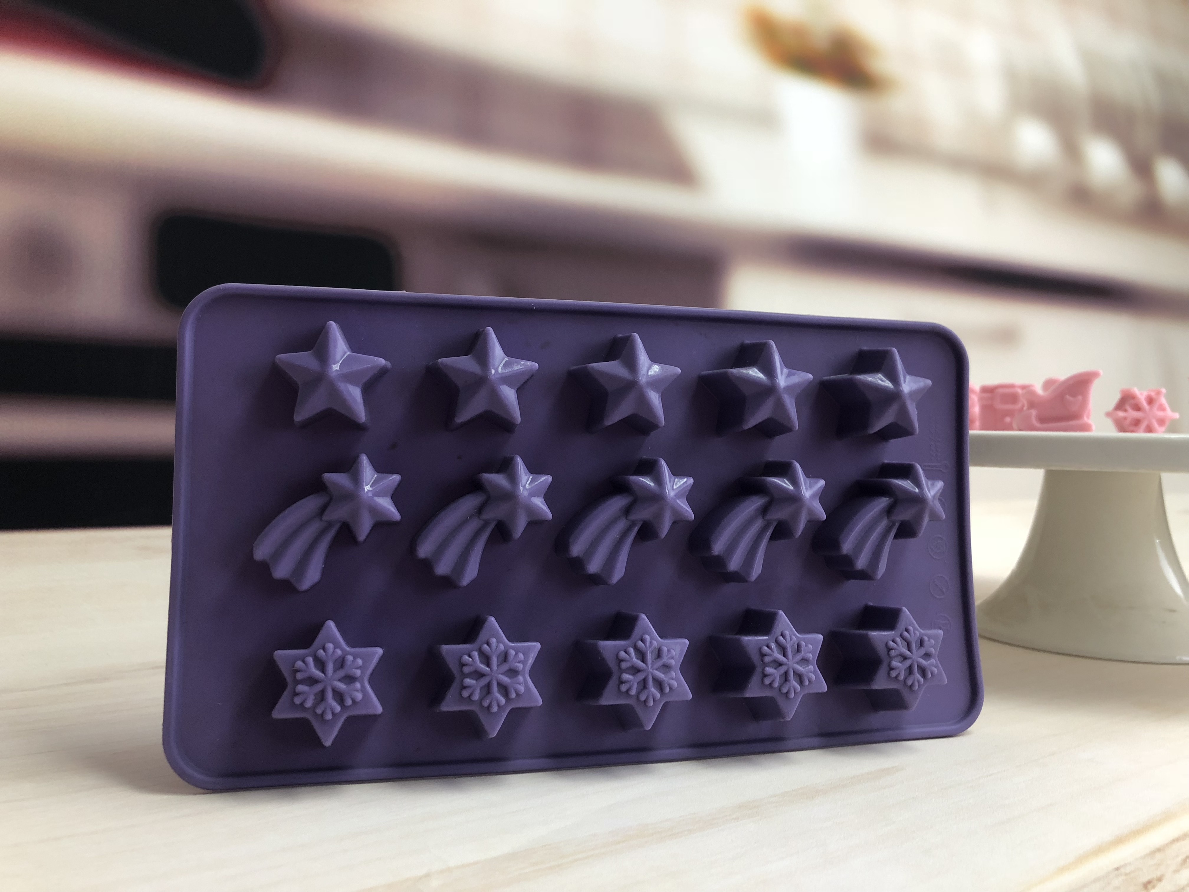 silicone mold | IC017 Star chocolate mould