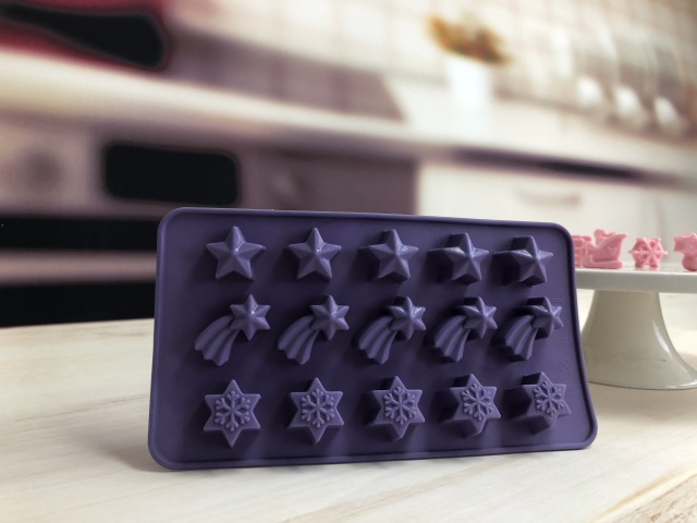 قالب سيليكون | قالب شوكولاتة على شكل نجمة IC017