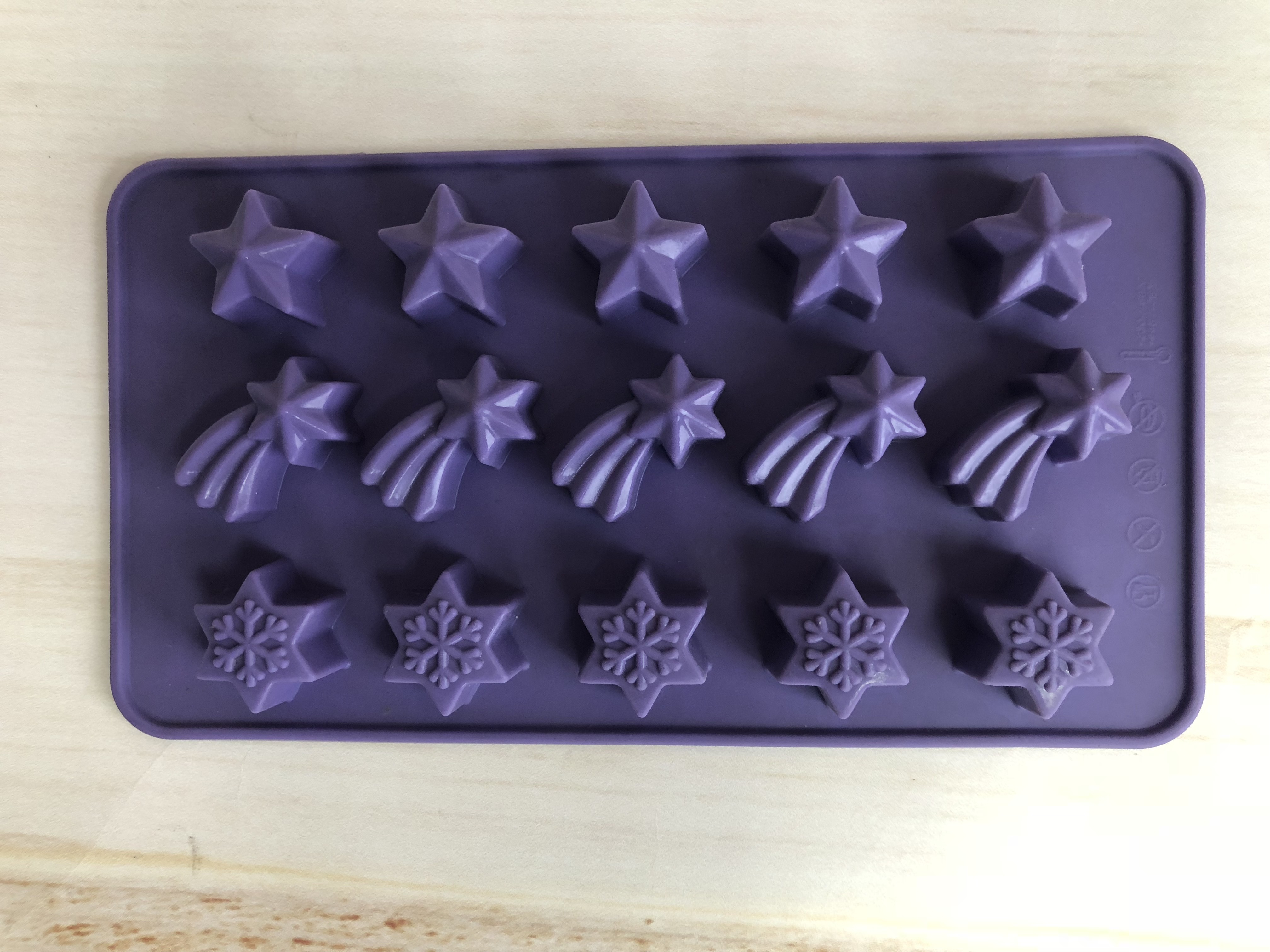 silicone mold | IC017 Star chocolate mould