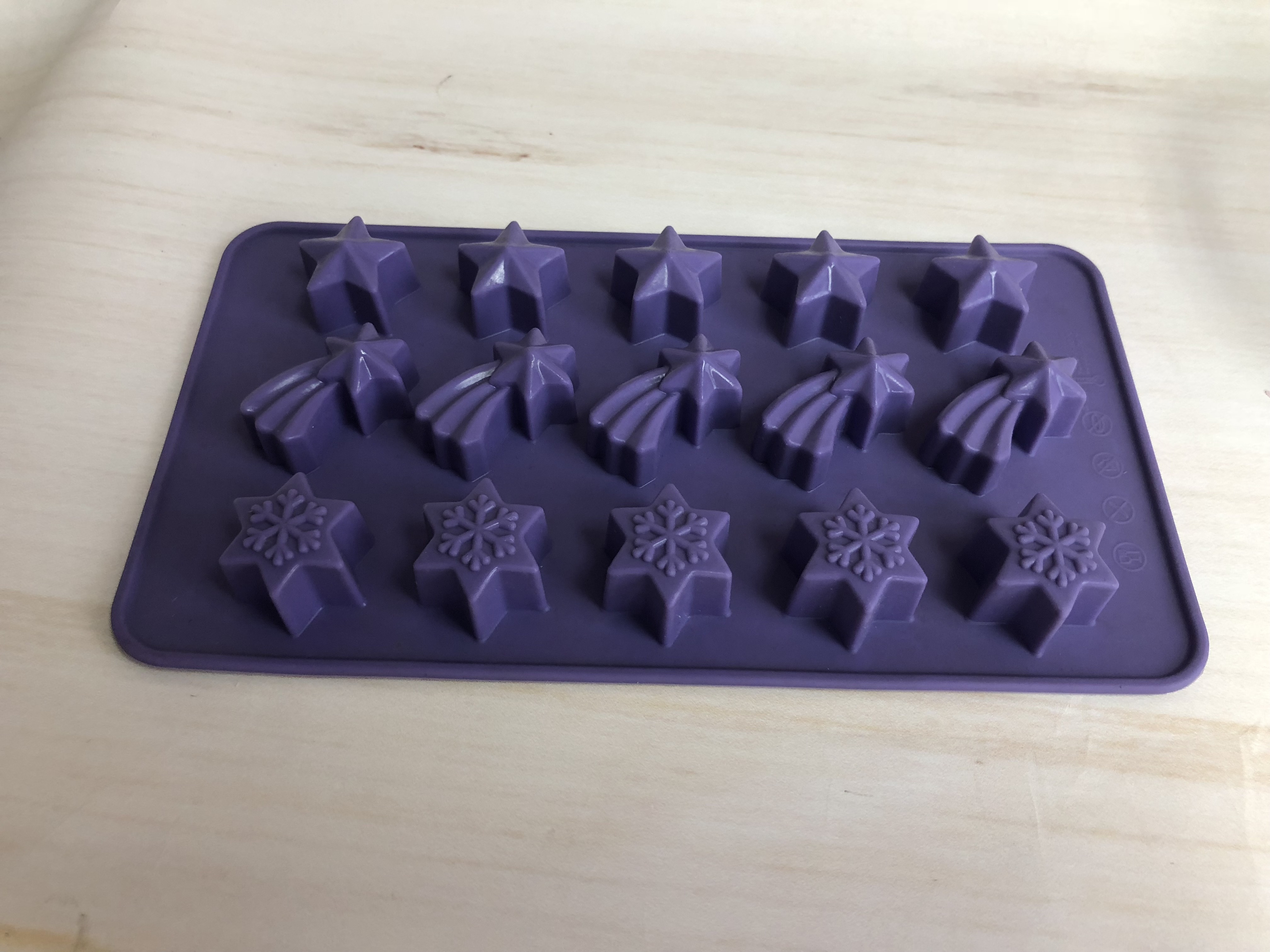 silicone mold | IC017 Star chocolate mould