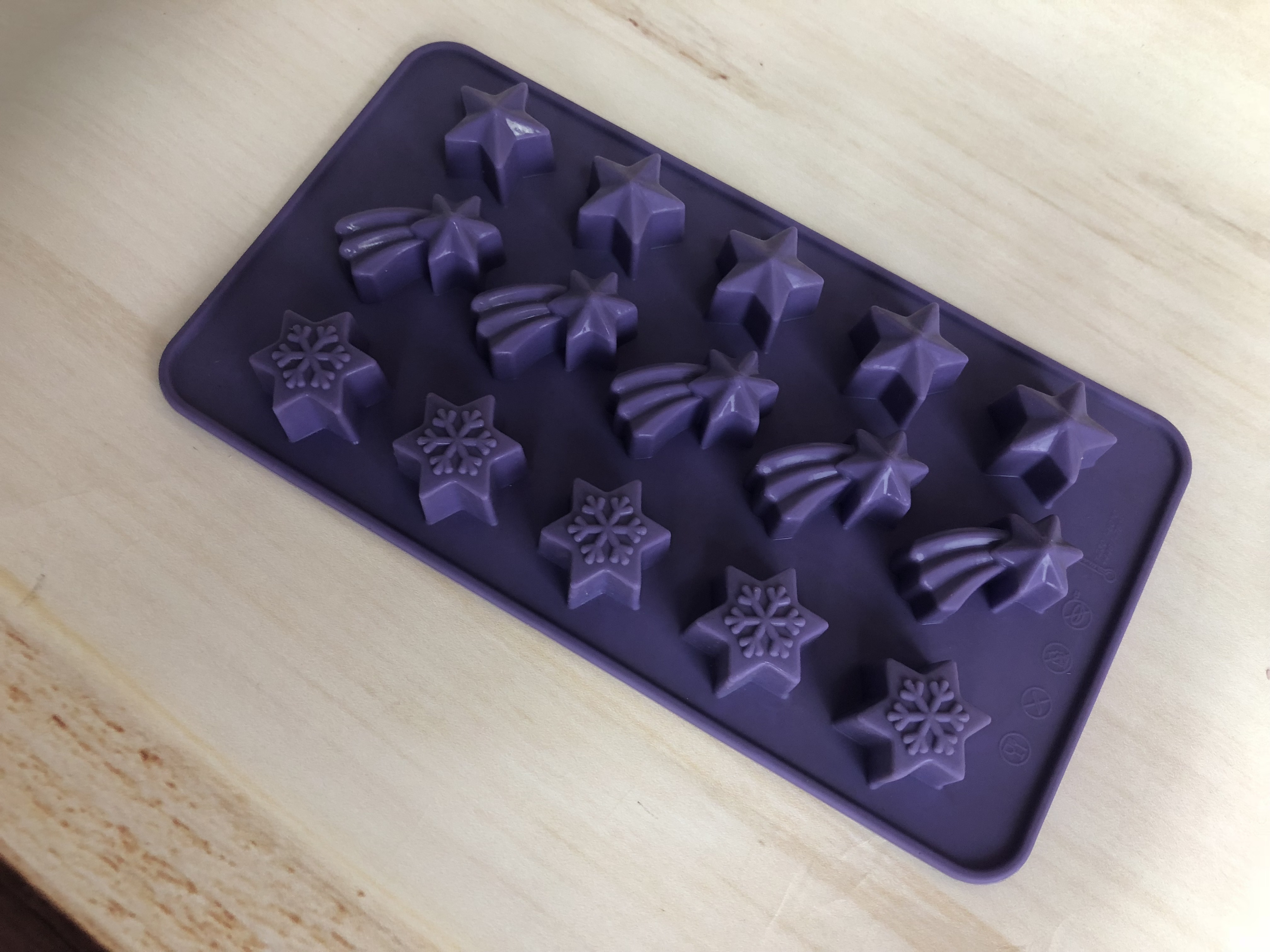 silicone mold | IC017 Star chocolate mould