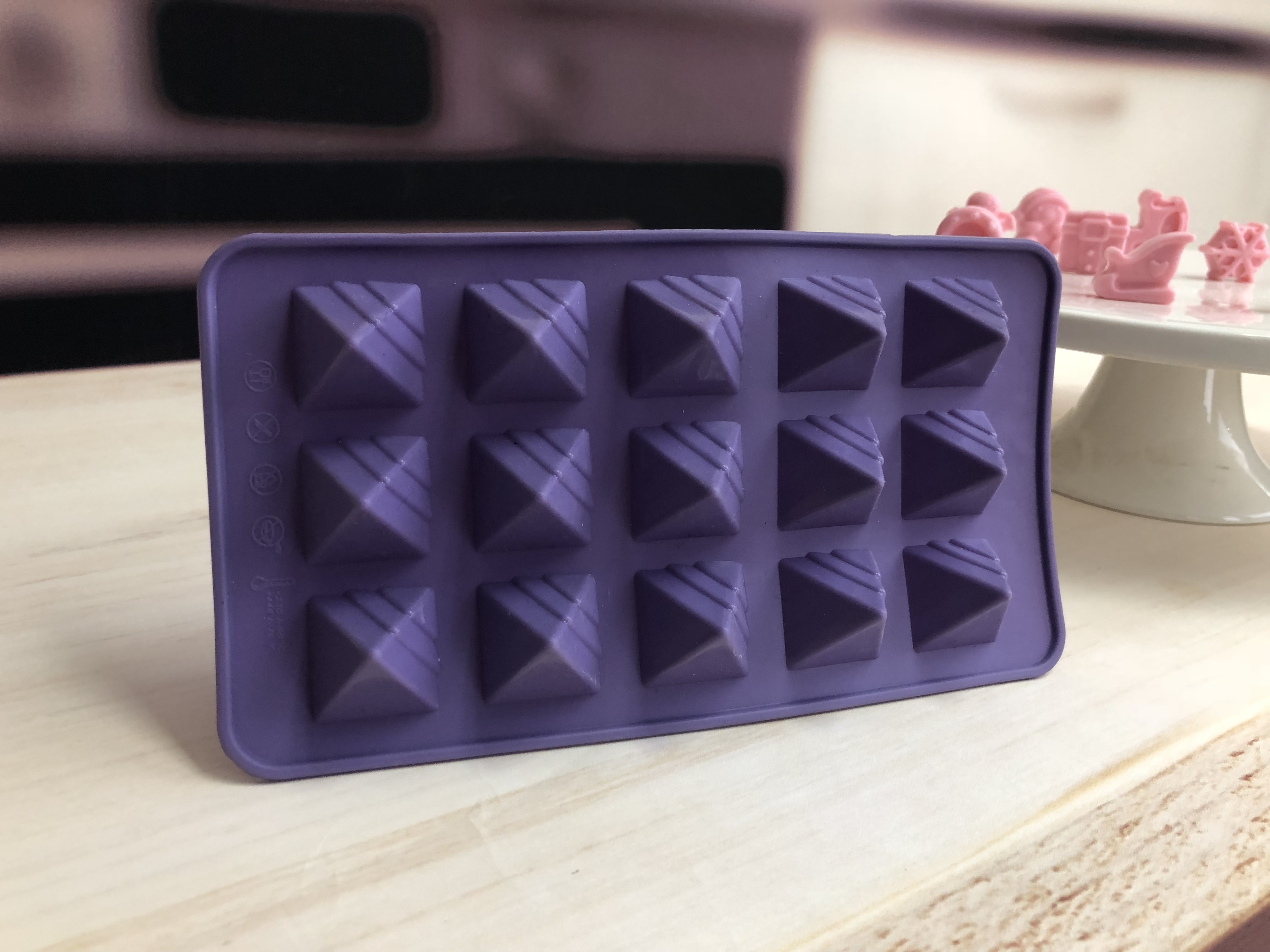 silicone mold | IC009 Pyramid chocolate mould