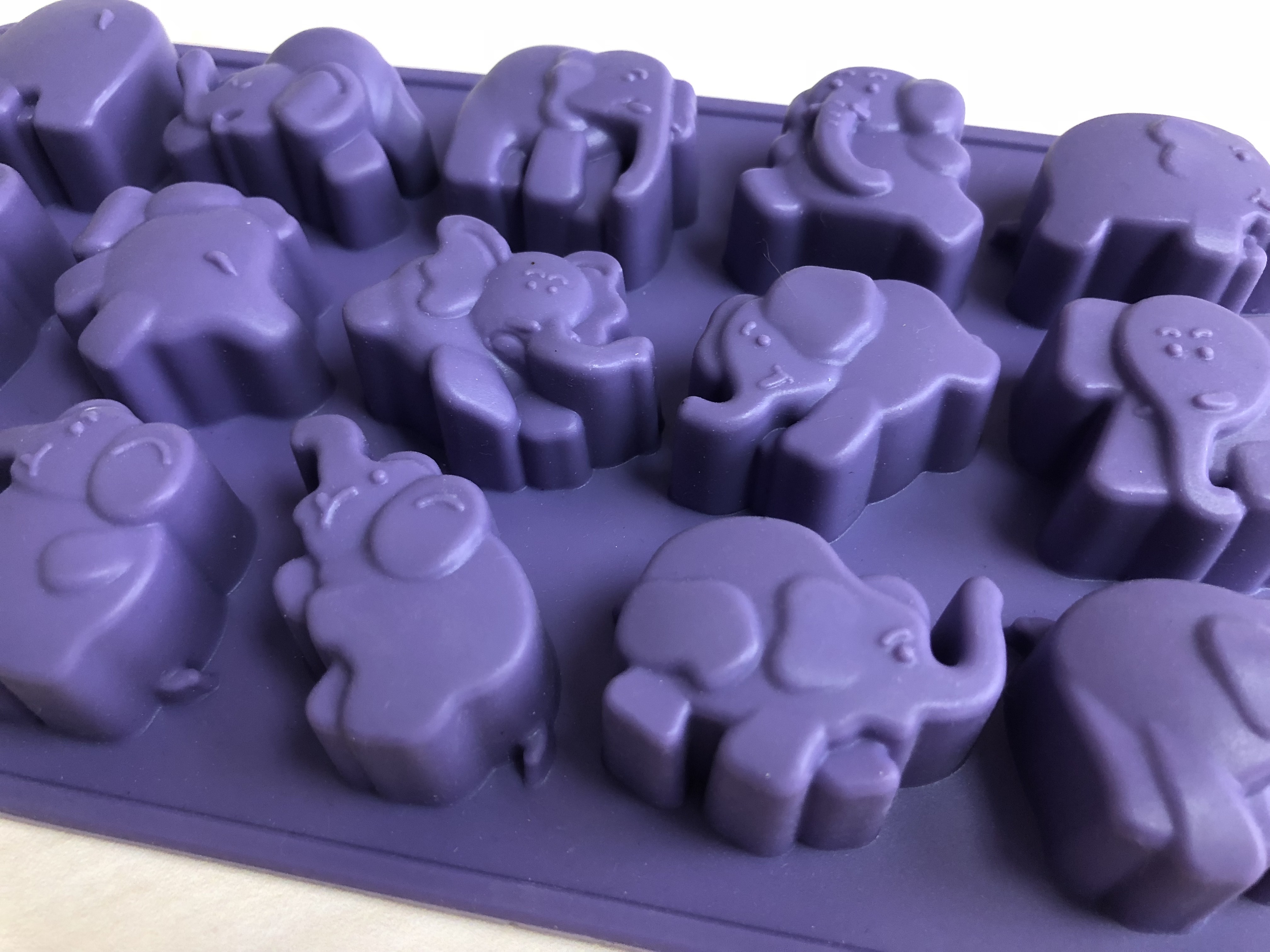 silicone chocolate mould | IC021 Baby Elephant Tray