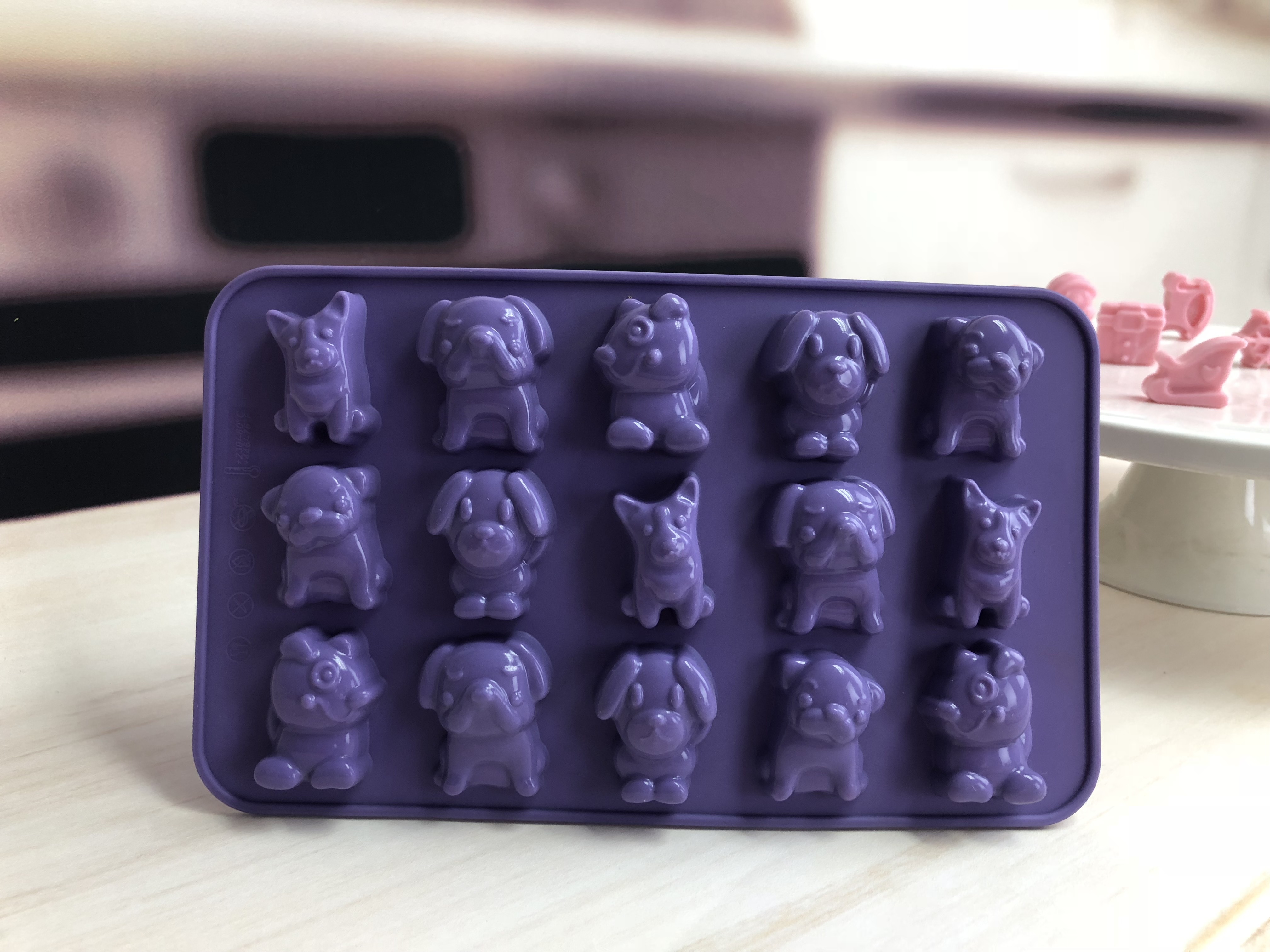 silicone chocolate mould | IC025 Dog Chocolate mould