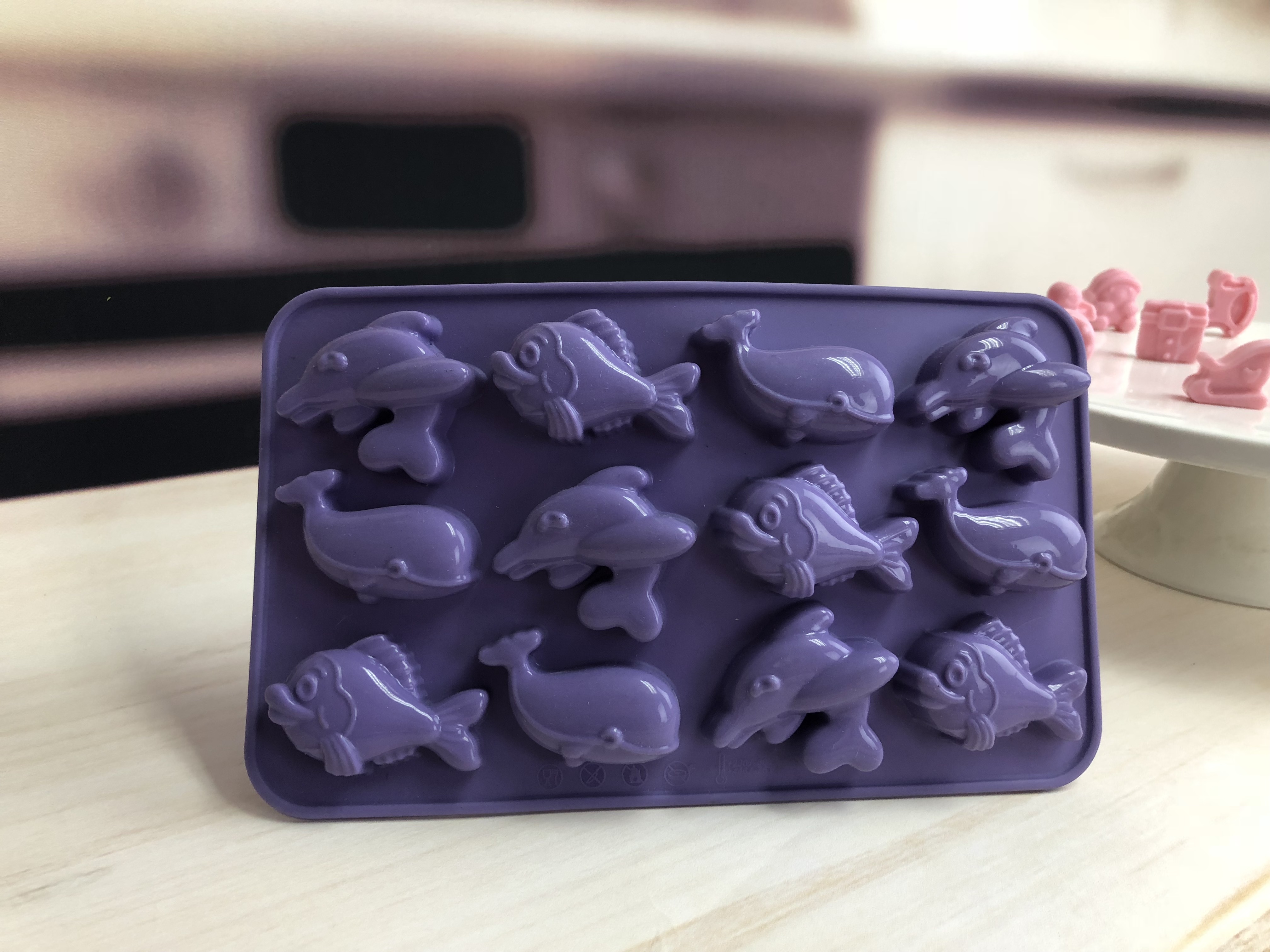 silicone ice tray | IC028 Fish ice tray/chocolate mould