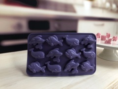 silicone ice tray | IC028 Fish ice tray/chocolate mould