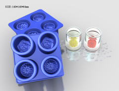 Best silicone ice cube trays | IC039 Ice shooter glass