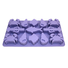 silicone ice tray | IC038 Sea Animal Ice Tray