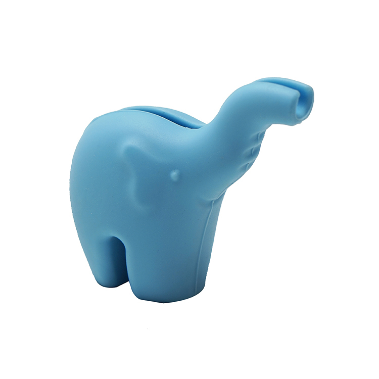 TT027  Elephant Shape Straw Holder  | Silicone straw holder
