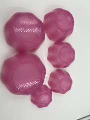 SV009-SV014 Lotus Series Bowls | silicone pinch bowls