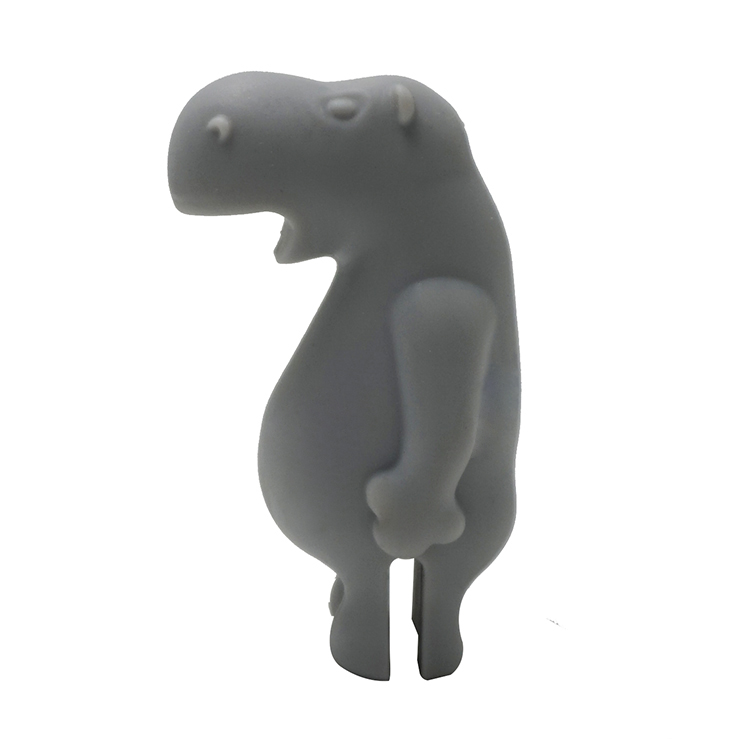 TT073 Straw Holder in Hippo Shape | Silicone straw holder 4