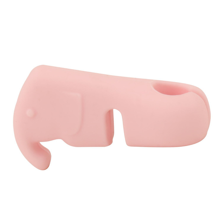 TT069 Straw Holder in Elephant Shape  | Silicone straw holder