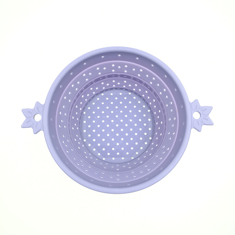 FF019 Foldable Colander(Large) | wholesale kitchen silicone products