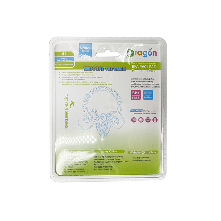 BT022 Silicone loop teether | silicone teether