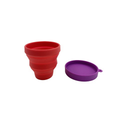 TT019 Silicone Foldable Cup | silicone cups with lids