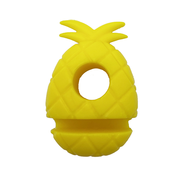 TT059 Straw Holder in Pieapple Shape | Silicone straw holder